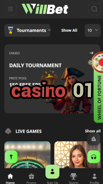Casino 01 - Sign Up & Get Free Spins-www.bdqngd.com